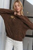 LONG SLEEVE LEOPARD PRINT TOP