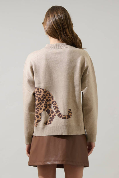 LEOPARD SWEATER