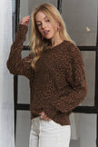 LONG SLEEVE LEOPARD PRINT TOP