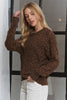 LONG SLEEVE LEOPARD PRINT TOP