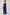 Blaine One Shoulder Ruched Jumpsuit: Cobalt