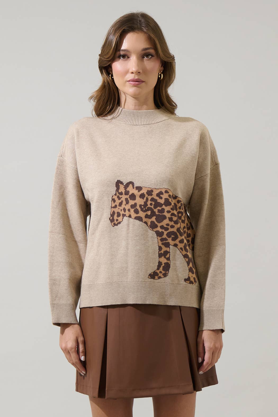 LEOPARD SWEATER