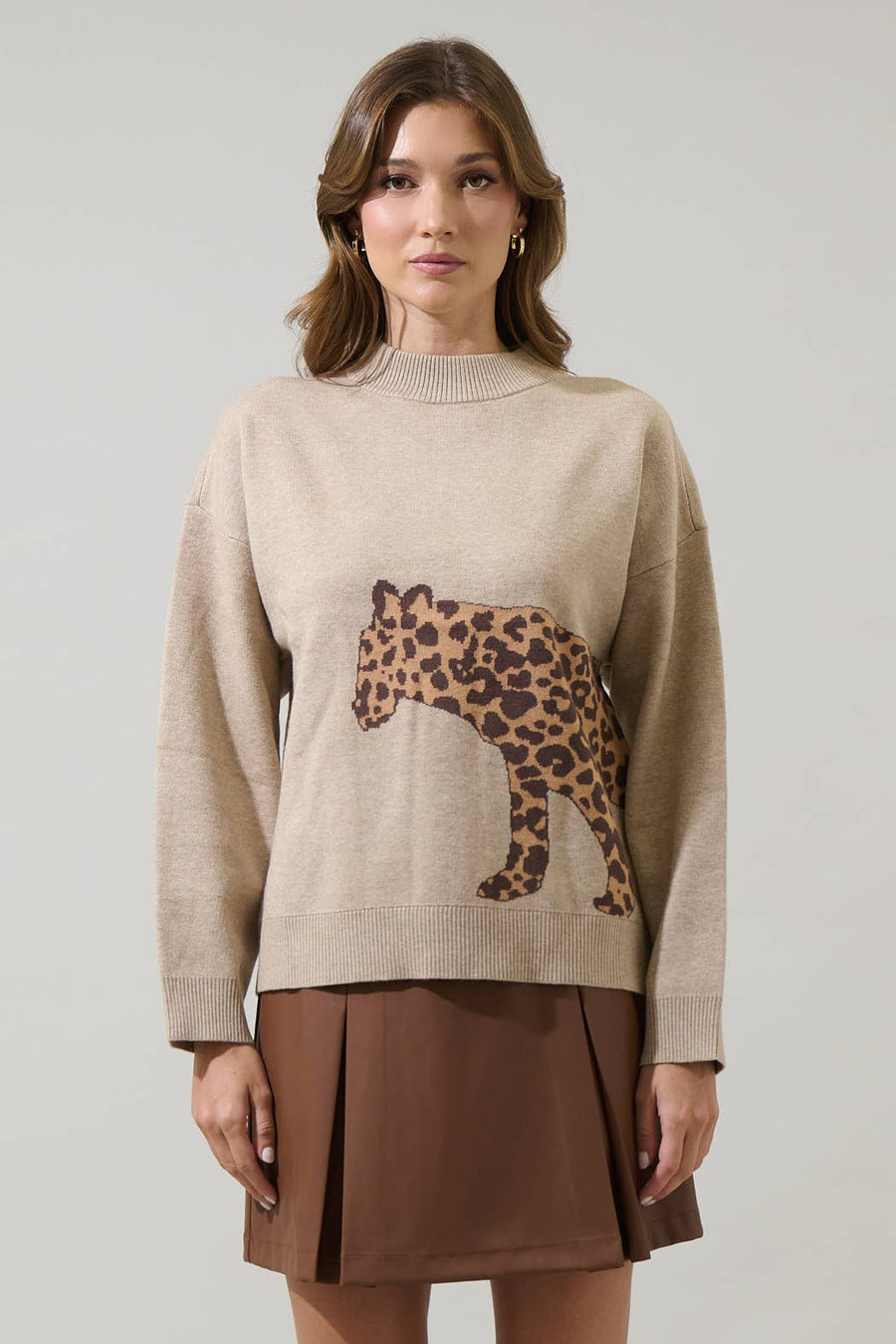LEOPARD SWEATER