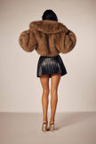 Luxe Fur Fall Cropped Jacket