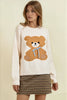 BEAR KNITTED PULLOVER SWEATER