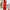 Pure Color Short Sleeve Suit Pants Set: Red