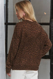 LONG SLEEVE LEOPARD PRINT TOP
