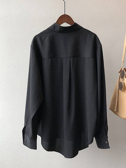 WHITE LONG SLEEVE URBAN BLOUSE