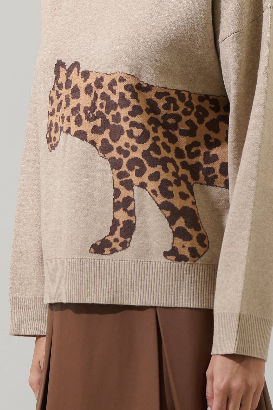 LEOPARD SWEATER