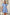 LDC Flower Print Puff Sleeve Tiered Dress: Blue